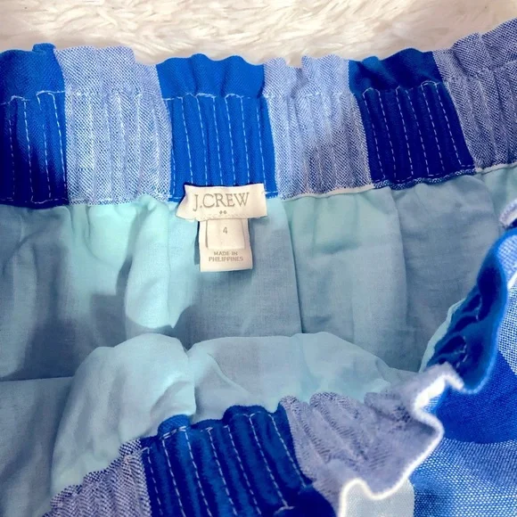 J.Crew Printed linen-cotton sidewalk mini skirt - Picture 4 of 5